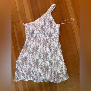 Abercrombie one shoulder floral dress, size Medium